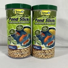 Tetra-Pond Sticks-Fish Food for Goldfish & Koi Fish -3.53oz Pack of 2 Fish Food