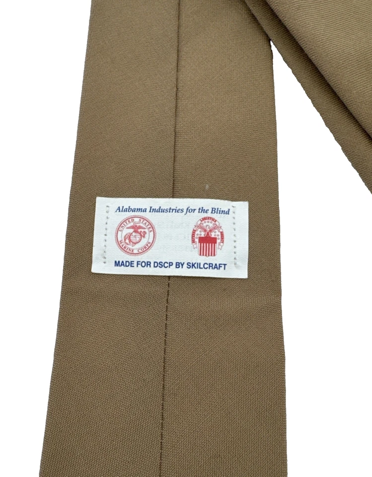 Skilcraft Men’s Tie Made for DLA - Navy Size 29 Alabama Industries Of The Blind - Image 3 of 4