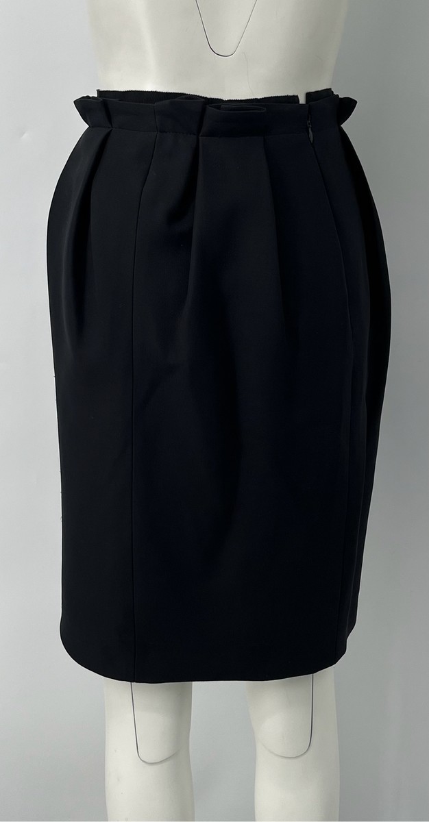 Alexander McQueen ALTERED 2016 Black Bubble-Effect Skirt sz
