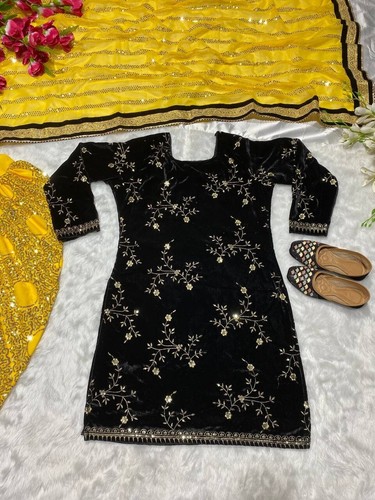 Indian Bollywood Designer Dress Salwar Kameez Suit Party Wear Wedding Readymade - Bild 18 von 24