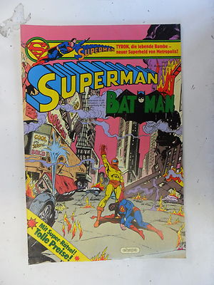 1 x Comic - Superman Batman  mit  Sammel Ecke    Nr.17    (Aug 1983)   Z. 1-2