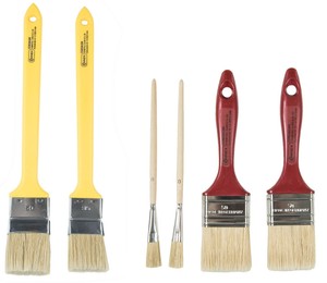 Flach-Pinsel-Set,neu 6-teilig Universal Maler-Flach-Pinsel-Set,Flachpinsel-Set