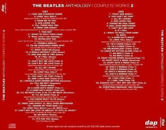 THE BEATLES ANTHOLOGY THE COMPLETE WORKS Vol. 1-7 Complete