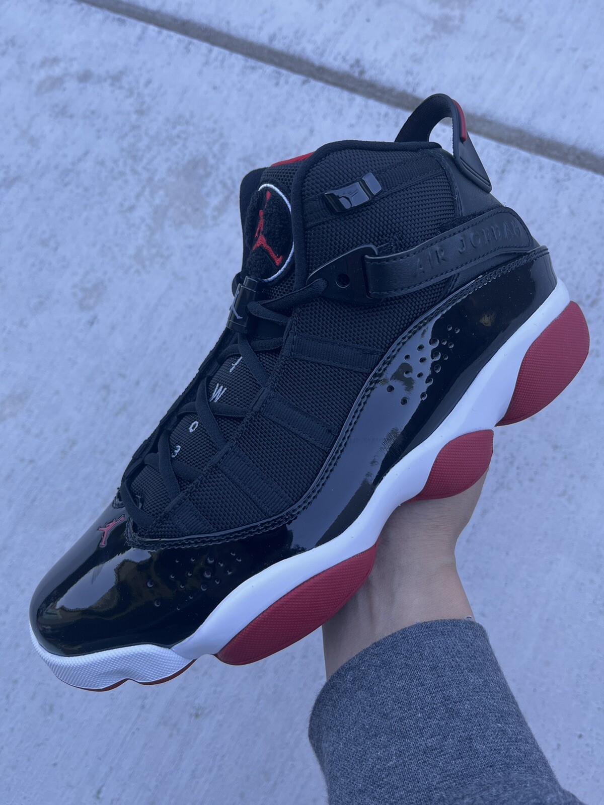 jordan 6 rings bred men's shoe