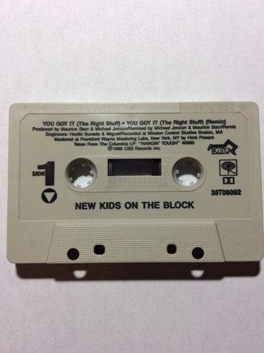 2 New Kids on the Block Cassettes - You Got It (the Right Stuff) & Step By Step - Picture 5 of 8