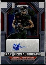 2023 Panini Prizm Draft Michael Jefferson Draft Picks Autograph Ragin' Cajuns