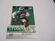 BRIAN WESTBROOK STUDENTS INSERT PHILADELPHIA EAGLES 2002 UPPER DECK HONOR ROLL