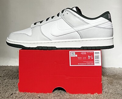 NEW Size 14M- Nike Dunk Low Retro SE Photon Dust White Vintage Green HF2874-001