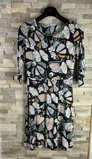White Stuff women’s size 8 cotton modal black floral dress