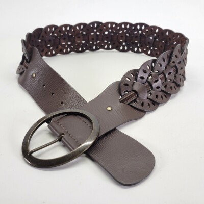 CH Brown Leather Wide Belt - Med Accessories | Ch Brown Leather Wide Belt Med | Poshmark main image 3