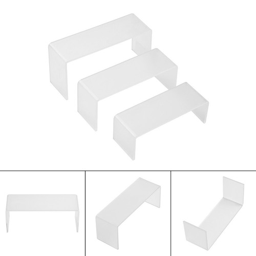 U-shaped Floating Wall Shelf Storage Display Stand Acrylic Shelving Home Decor - Picture 4 of 60