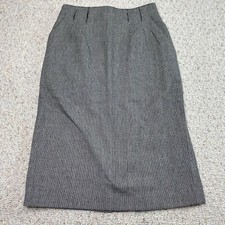 Evan Picone Womens Skirt sz 4 Black White Houndstooth Old Money Career VINTAGE