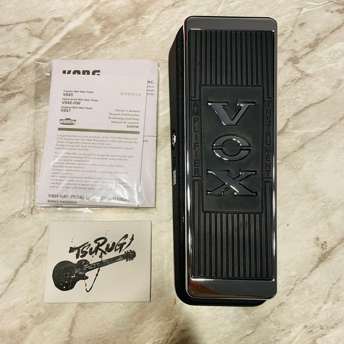 ギター Vox V847A Wah Pedal VOX V847A Wah-Wah Pedal | Guitar Center