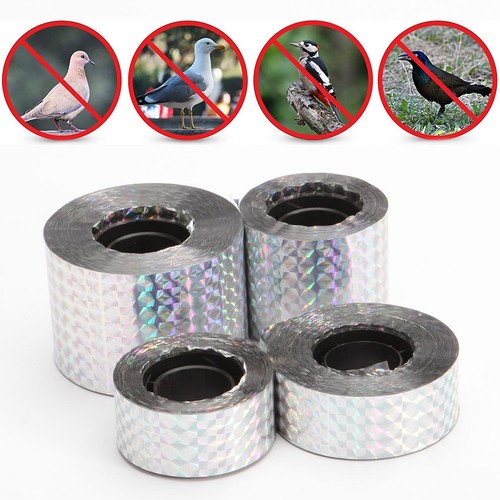 Bird Repellent Tape Deterrent Reflective 150 ft-350 ft Woodpeckers, Geese & More - Bild 1 von 10