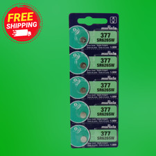 Murata 377 SR626SW Watch Battery Exp 2032 5Pc