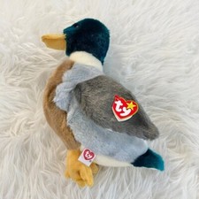 TY Beanie Babies 1998 Original Beanie Buddy Jake the Mallard Duck Plush Stuffed
