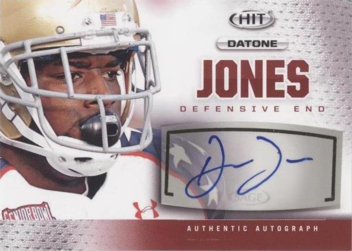 2013 SAGE Hit Datone Jones #A34 - 1 of 2