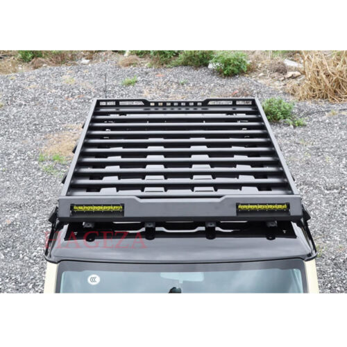 Yellow Light Lamp Roof Luggage Racks Basket Metal Carrier for Suzuki Jimny 4Door - Picture 3 of 17