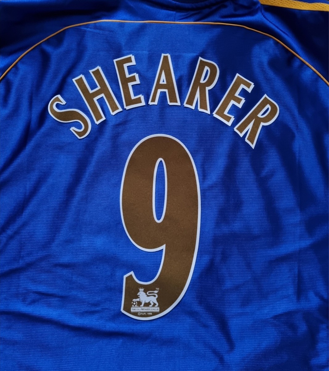 Newcastle United 1998-1999 Away football Adidas shirt #9 SHEARER