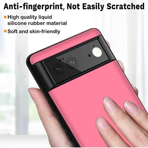 Personalised Heart Case For Google Pixel 9 7 Pro 6 6A 4A 8A Silicone Phone Cover - Picture 57 of 81