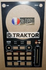 PLAQUE INDICATIVE DECK D  POUR CONTRÔLEUR DJ TRAKTOR S4 MK2 NATIVE INTRUMENTS .