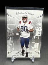 2024 Prestige Football - Christian Barmore - New England Patriots - Base - #206