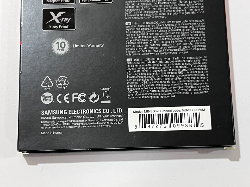 New Samsung 32GB PRO+ UHS-I SDHC U3 Memory Card (Class 10) MB-SD32D/AM - Image 4 of 4