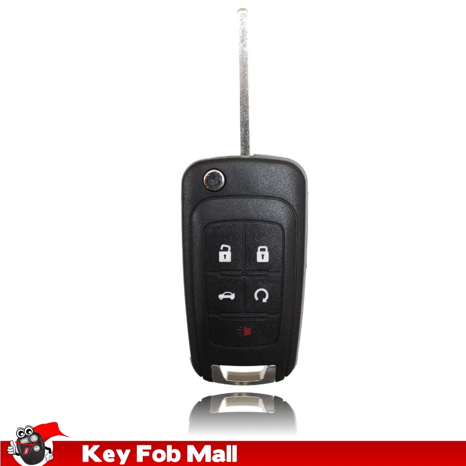 NEW Keyless Entry Key Fob Remote For a 2013 Chevrolet Sonic 5 Button Flip Key Foto 2 de 3