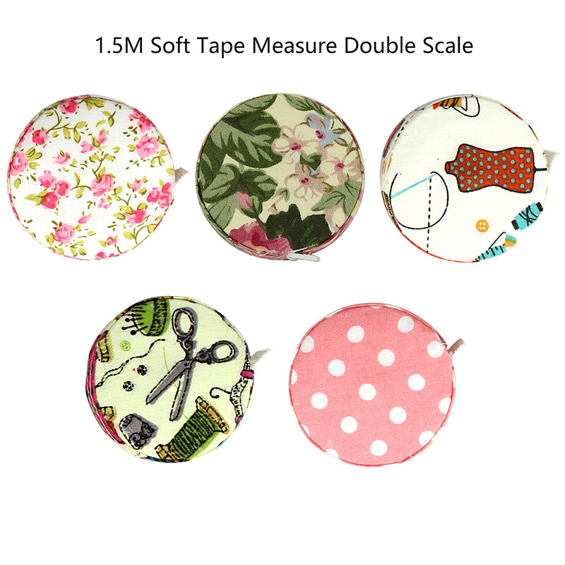 1PC 1.5M Soft Tape Measure Double Scale Body Sewing Flexible Measurement Ruler F