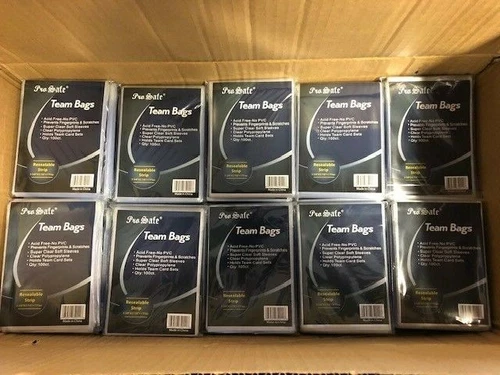 1 Case of 10000 Pro-safe Resealable Team Set Bags 3 3/8 x 3 7/8" 34011