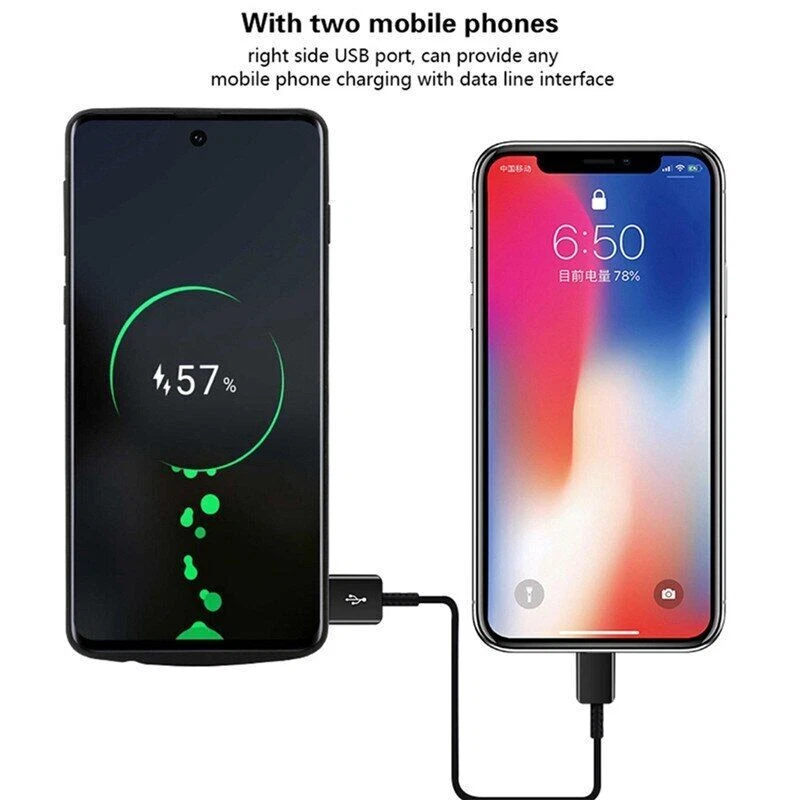 Battery Charger Case For iPhone 13 12 11 Pro Max Mini 6 7 8 Plus SE2 XR XS Max - image 3 of 4