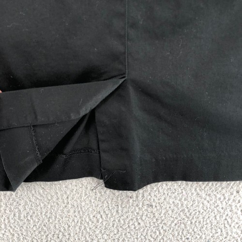 Lauren Ralph Lauren Skirt Womens 12 Black Stretch Knee Length Straight Active - Picture 5 of 12