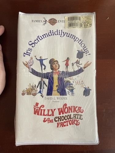 NEW SEALED - Willy Wonka and the Chocolate Factory VHS Clam Shell 1994