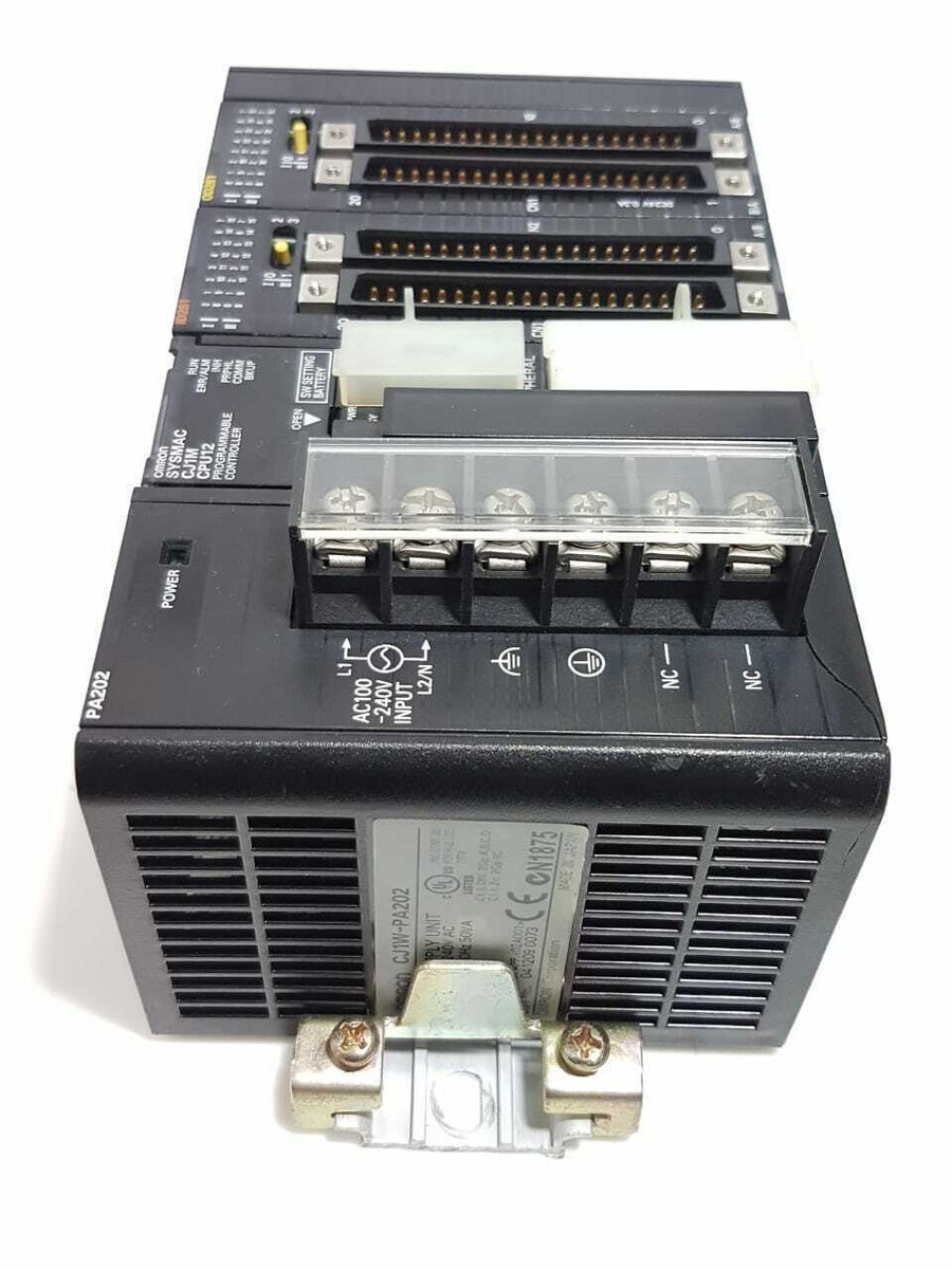 Omron CJ1W-PA202 CJ1M CPU12 ID261 OD261 PLC | eBay Omron CJ1W-PA202 CJ1M CPU12 ID261 OD261 PLC | eBay
