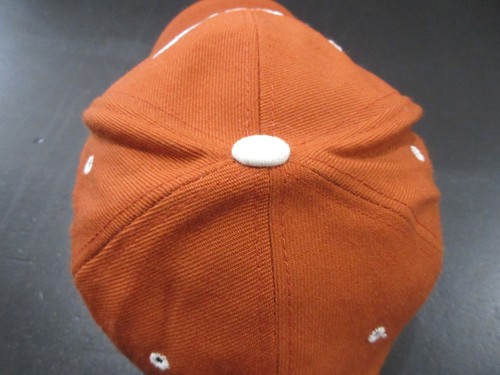Texas Longhorns Hat Cap Fitted Mens 7 Orange White College Football Zephyr - Picture 7 of 10