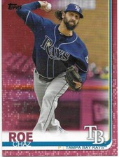 Chaz Roe - 2019 Topps Series 2 Baseball - Mother's Day - #405 /50 Tampa Bay Rays