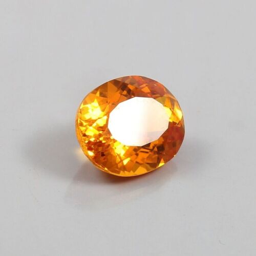 7 Natürliche Ceylon Fanta Orange Saphir Ovalschliff Lose Edelsteine 12,7X11mm - Bild 2 von 4
