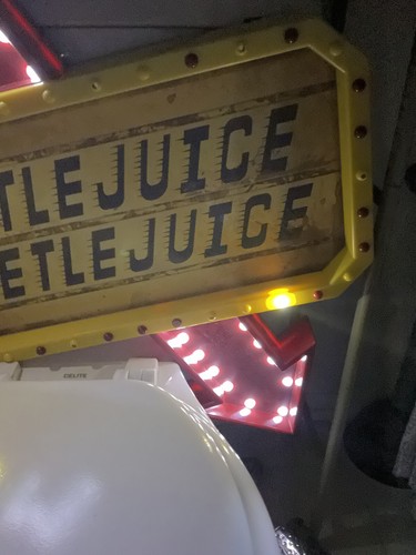 NEW Beetlejuice 26” Light Up Marquee Sign LED Prop Spirit Halloween Decoration - Picture 4 of 10