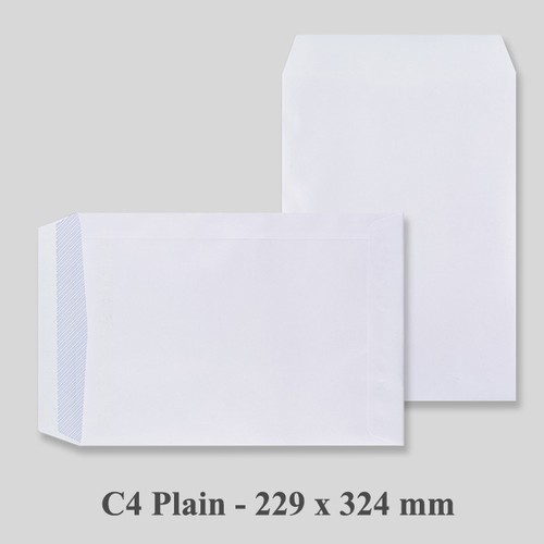 WHITE PLAIN / WITH WINDOW SELF SEAL ENVELOPES 90 gsm ALL SIZES - Picture 5 of 10