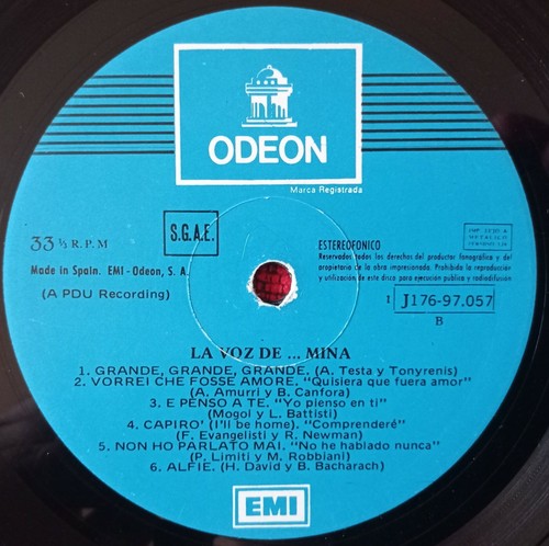 MINA ** La Voz ** ORIGINAL 1976 Spain 2-LP SET - Picture 4 of 7