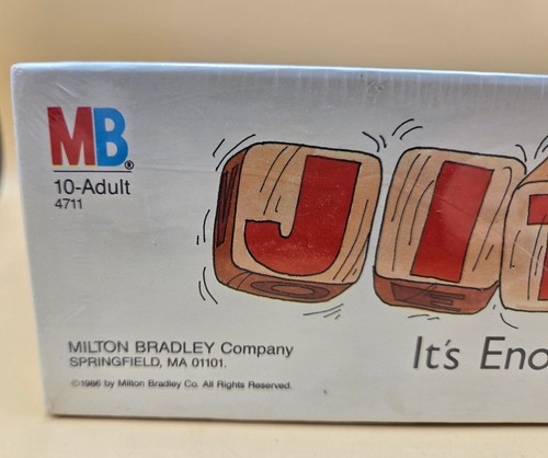 Vintage 1986 Milton Bradley JITTERS Word Board Game Ages 10+ BRAND NEW, SEALED - Picture 7 of 10