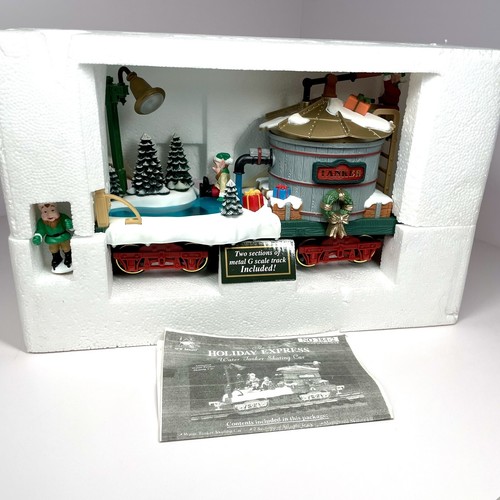 G scale Holiday Express Water Tanker Skating Car New Bright 384-2 - Picture 10 of 13