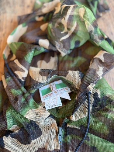 Game Winner Mesh Cover Zip Hood Camo Long Sleeve Shell Nylon RN 33140 - Picture 7 of 10