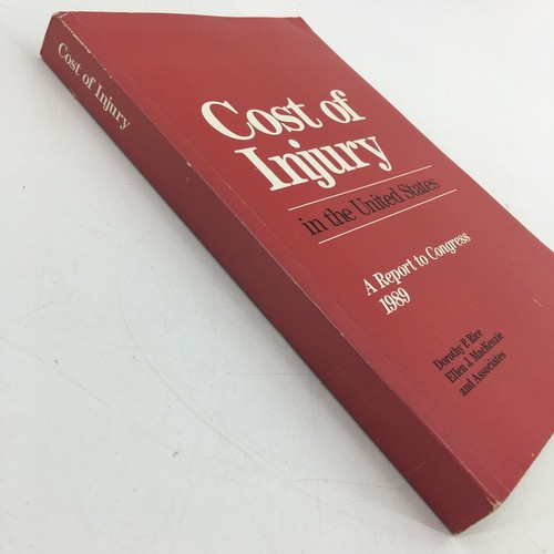 Cost of Injury in the United States A report to Congress 1989 Paperback H4120 - Picture 4 of 7