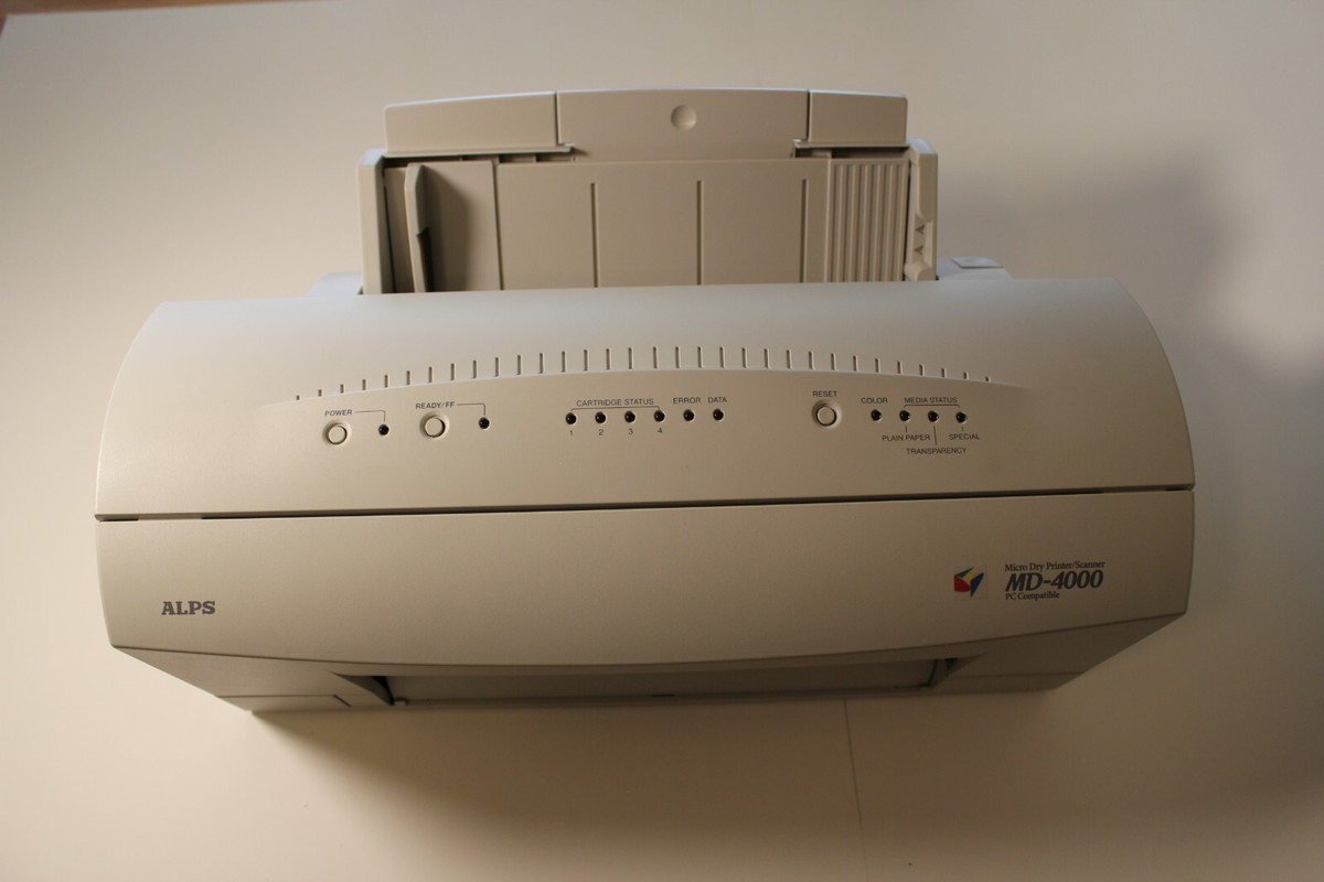 ALPS MD-4000 Micro Dry Photo Realistic Color Printer & Scanner for