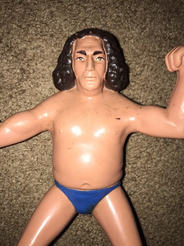 LJN WWF Andre The Giant Long Hair Titan Vintage 19...