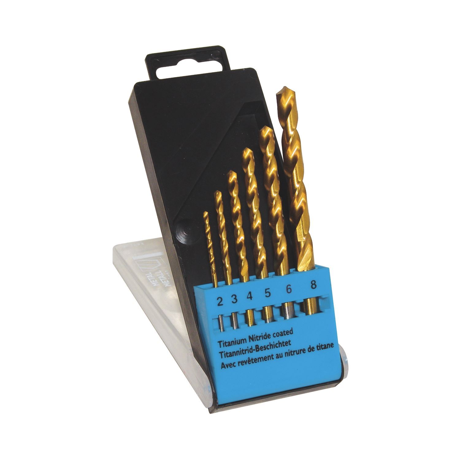 CK Tools Tin Drill Size 2-8mm Set/6  T3293