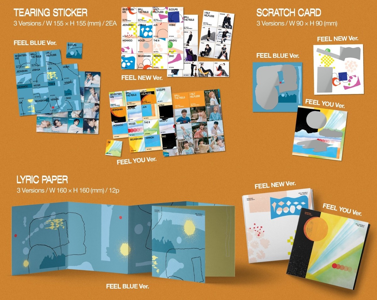 SEVENTEEN 12th Mini Album SPILL THE FEELS FEEL YOU Ver. CD+
