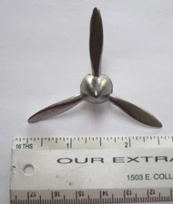 Hubley P-38 and p-40 airplanes Replacement cast metal propeller