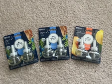 3-Pack Glade PlugIns Scented Oil Refills – Juniper & Teak (2), Yuzu & White Peac